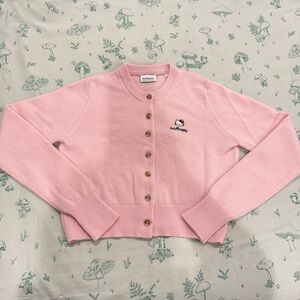 Hello Kitty Heart Crewneck Cardigan